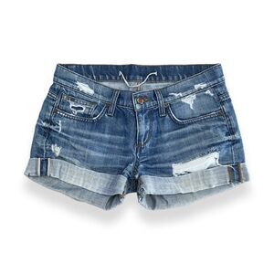 Amazing Distressed Vintage Denim Joe’s Jeans Shorts! Size 25!